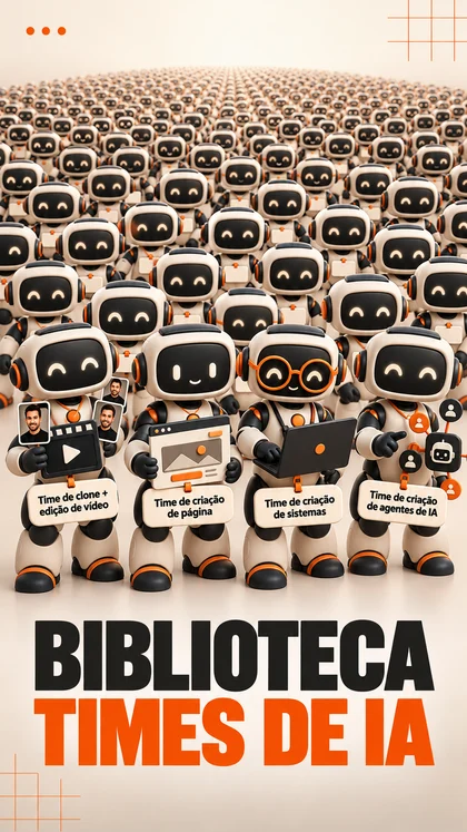 Capa Biblioteca Times de IA