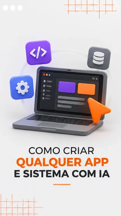 Capa Como criar qualquer app e sistema com IA